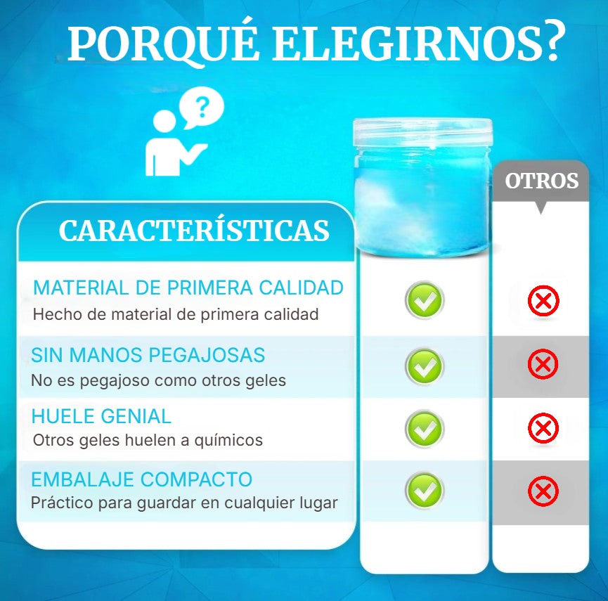 Gel limpiador multiusos - 5 unidades + 5 gratis